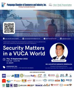 Security Matters in a V.U.C.A. World